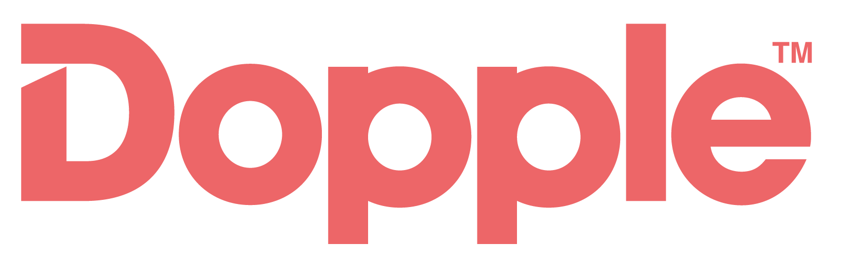 Dopple logo on grey